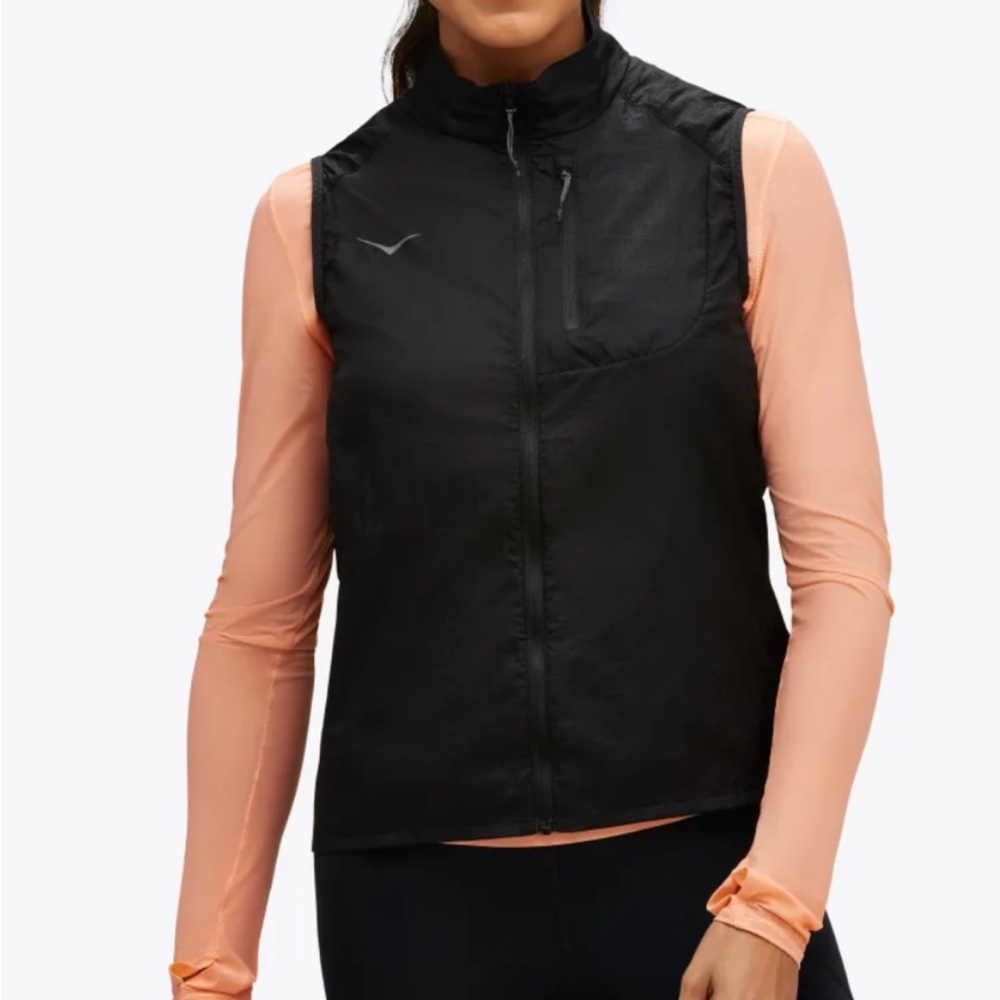 Hoka Skyflow Black Women's Lightweight Running Vest
